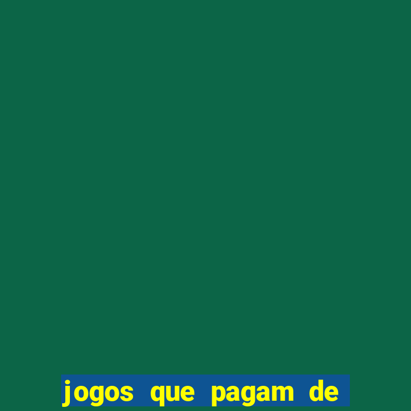 jogos que pagam de verdade sem depositar nada